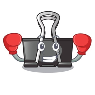 Boks Ciltçi klipte karakter şekli vektör çizim