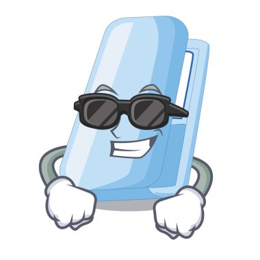 Süper serin stapplers bir karakter kutusu vektör çizim