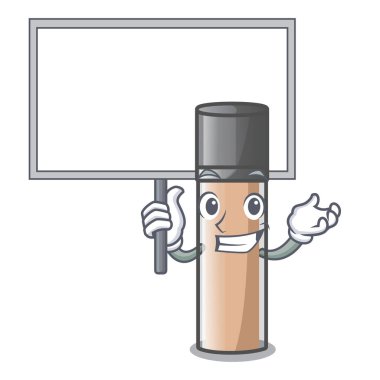 Yönetim Kurulu makyaj Vakfı ile karakter vektör çizim üzerinde izole getirmek