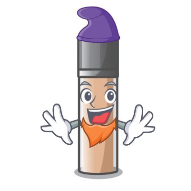 Elf makyaj Vakfı ile karakter vektör çizim üzerinde izole