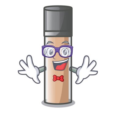 Bir çizgi film çanta vektör çizim Geek makeaup Müessesesi