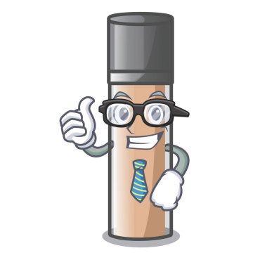 Bir çizgi film çanta vektör çizim işadamı makeaup Müessesesi