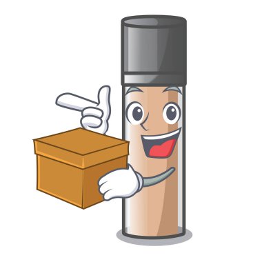 Kutusu makeaup Müessesesi karikatür çanta vektör çizim ile