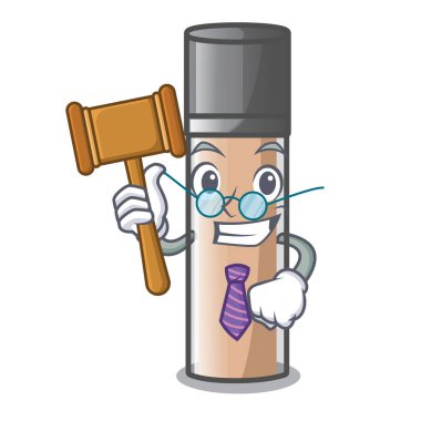 Bir çizgi film şişe vektör çizim Yargıç tesisler makyaj