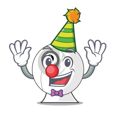 Vektör çizim şekil komik palyaço çizgi film Web Kamerası