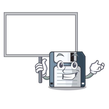 Yönetim Kurulu çizgi film şekil disket ve ctor çizimde getirmek