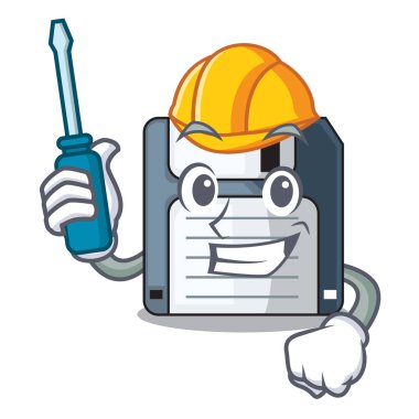 Otomotiv Disket yazma cüzdan illüstrasyon vektör