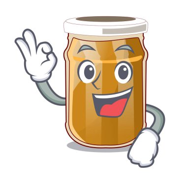 Bir çizgi film tablo vektör çizim üzerinde iyi badem ezmesi