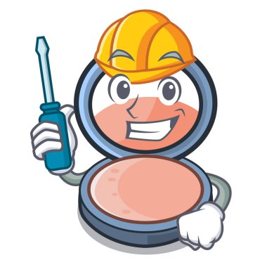 Otomotiv allık karikatürler vektör çizim ile izole