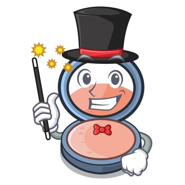 Sihirbaz allık karikatürler vektör çizim ile izole