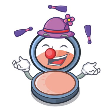 Allık hokkabazlık karikatürler vektör çizim ile izole