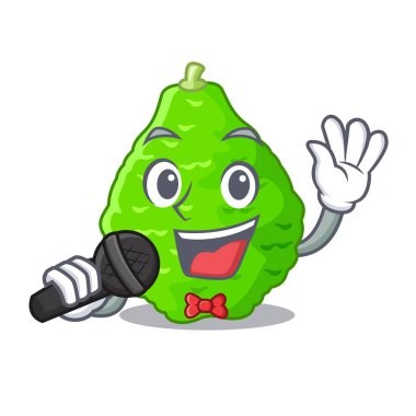 Güney Afrika'da bir kabile kireç karakter şekli vektör çizim içinde şarkı