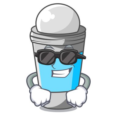 Çizgi film şişe vektör çizim deodorant süper cool roll