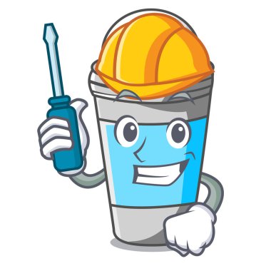 Çizgi film vektör çizim ile izole deodorant Otomotiv roll