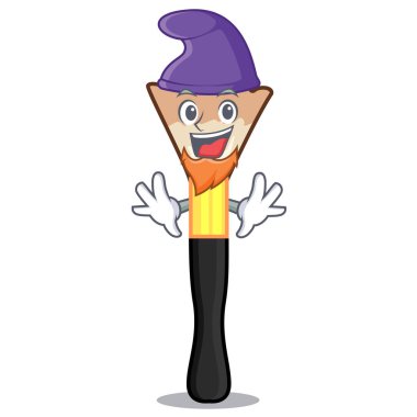 Elf allık karakter makyaj çantası vektör çizim içinde