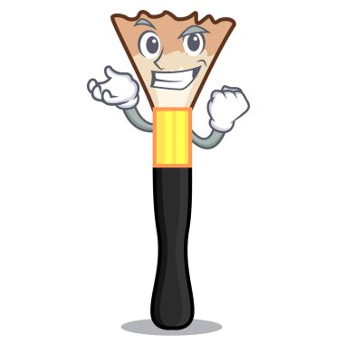 Bir çizgi film tuvalet masası vektör çizim üzerinde başarılı allık