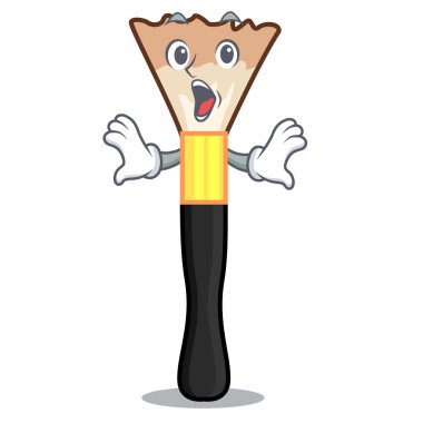 Sürpriz allık ile çizgi film vektör çizim içinde izole