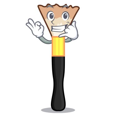 Bana allık Maskot vektör çizim şeklinde de