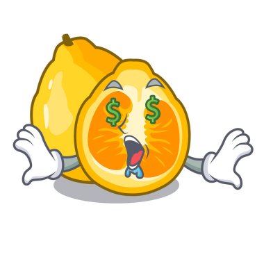 Para göz çirkin meyve karakter şekli vektör çizim