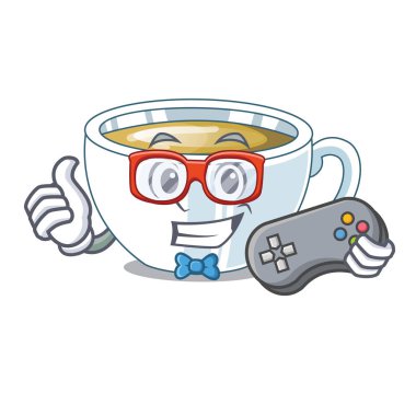 Çizgi film şekil vektör çizim oyun zencefil çayı