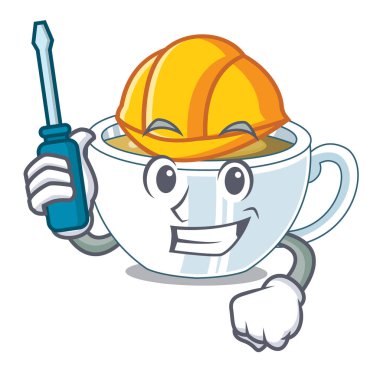 Bir çizgi film şişe vektör çizim Otomotiv zencefil çayı