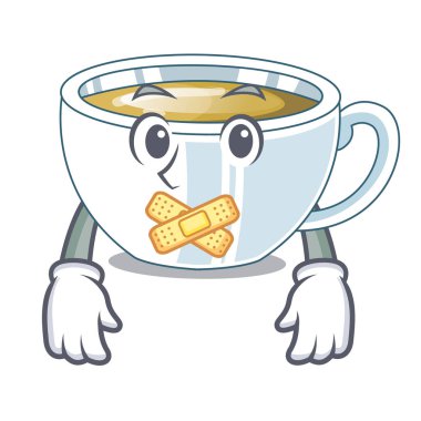 Bir çizgi film şişe vektör çizim içinde sessiz zencefil çayı