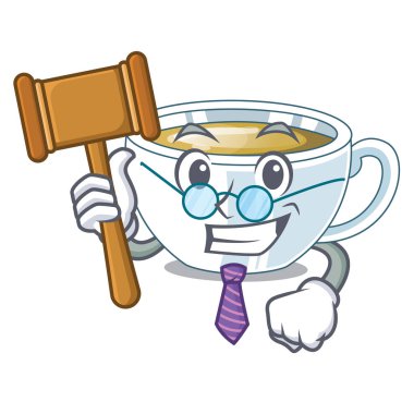 Bir çizgi film şişe vektör çizim Yargıç zencefil çayı