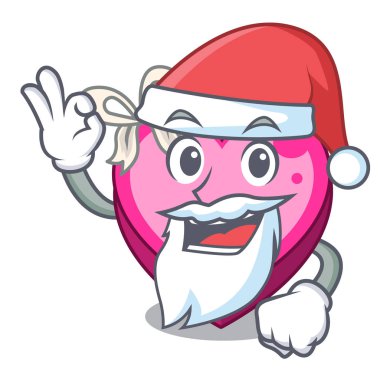 Santa kalp kutu karikatür uyku vektör çizim