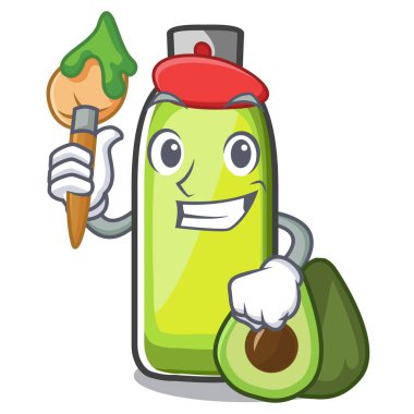 Maskot olarak sanatçı avokado yağı