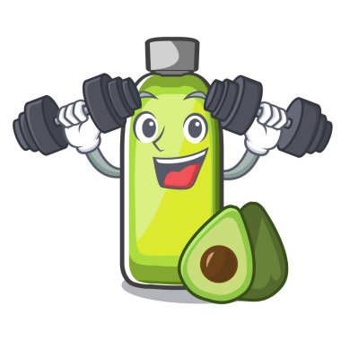 Maskot olarak Fitness avokado yağı