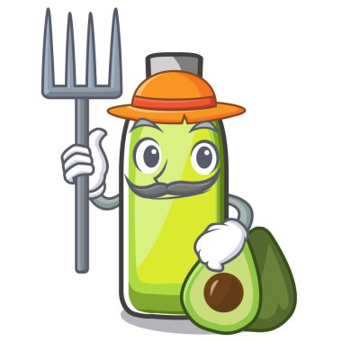 Çiftçi avokado yağı maskotu olarak