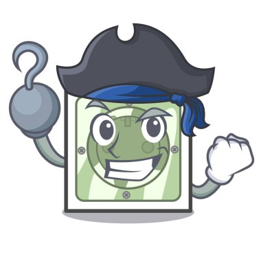 Korsan priz karakter şekli vektör çizim vektör