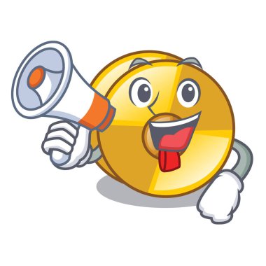 Megafon cyamblas ile bir çizgi film şekil