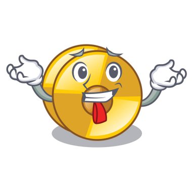 Sırıtan cyamblas bir maskot Oda