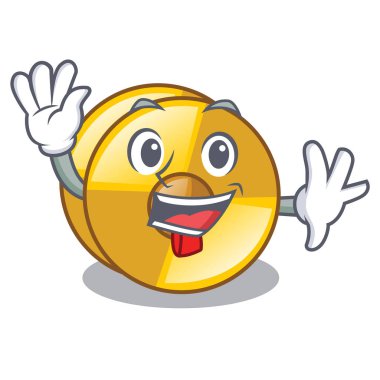 Cyamblas içinde sallayarak bir maskot Oda