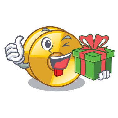 İle hediye cyamblas içinde karakter davul-