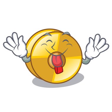 Cyamblas minyatür karikatür şeklinde dışarı dil