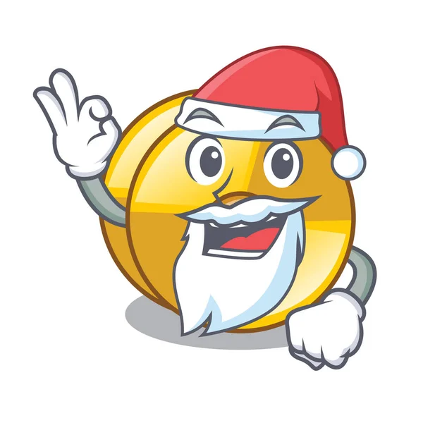 Santa cyamblas en miniatura en forma de dibujos animados — Vector de stock