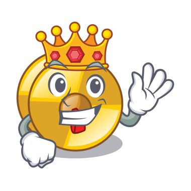 Kral cyamblas minyatür karikatür şeklinde