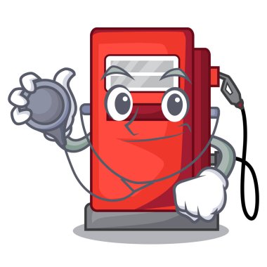 Doktor gosoline pompa karakter biçiminde