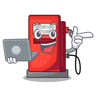 Karakter formu ile dizüstü gosoline pompası