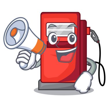 Karakter formu ile megafon gosoline pompası