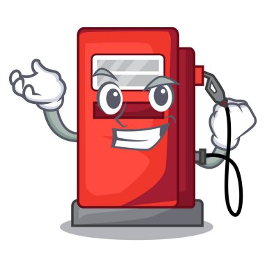 Maskot izole başarılı gosoline pompa