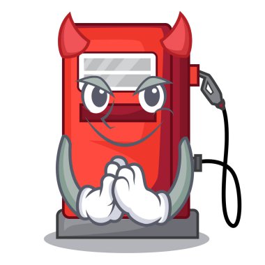 Şeytan minyatür gosoline pompaları karikatür şeklinde