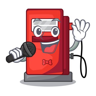 Şarkı minyatür gosoline pompaları karikatür şeklinde