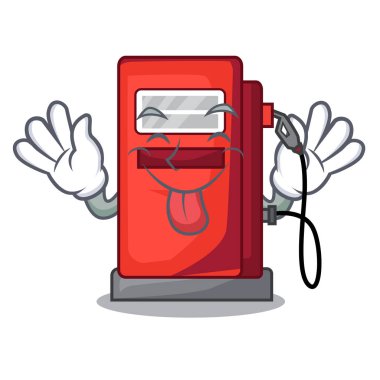 Gosoline pompa dilini ön çizgi film evi