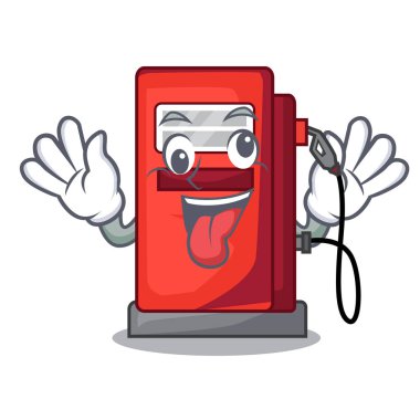 Deli gosoline pompa ön çizgi film evi