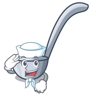 Denizci Kepçeler içinde bir karakter şekli