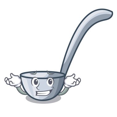 Sırıtan karikatür Kepçeler bir raf