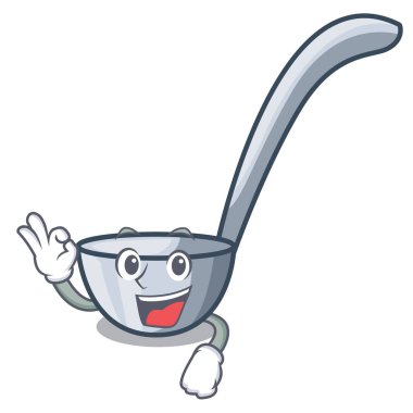 Tamam karikatür Kepçeler bir raf